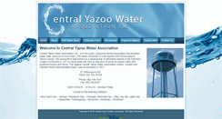 Desktop Screenshot of centralyazoowater.com